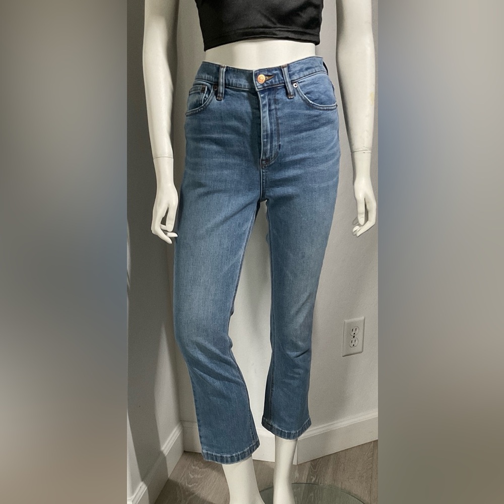J. Crew Blue Boot CropJeans Timeless Fit